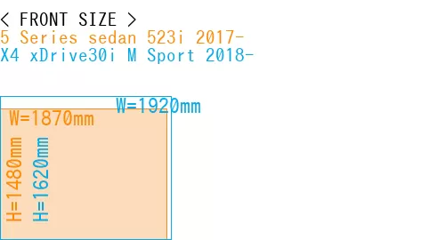 #5 Series sedan 523i 2017- + X4 xDrive30i M Sport 2018-